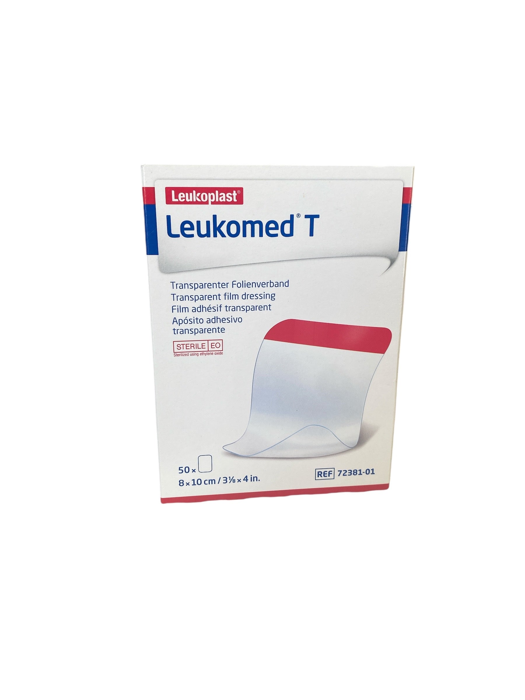 Leukomed T | Pack de 10 Unidades | 8 x 10 cm |Apósito Transparente semipermeable