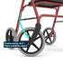 Andador 4 Ruedas Rollator  |  Con Asiento y Canasto | Mass