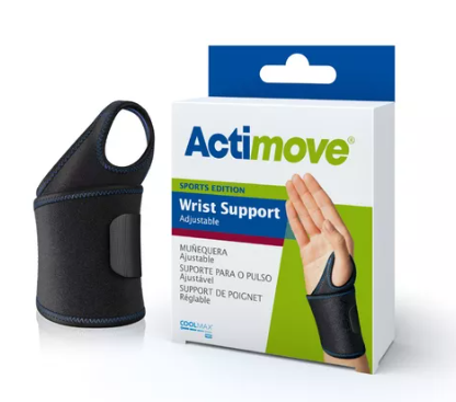 Soporte De Muñeca| Negro| Talla Universal| Actimove