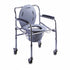 Silla WC Baño Portatil  Plegable | con Ruedas | New Leader
