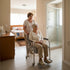 Silla WC Baño Portatil  Plegable | con Ruedas | New Leader