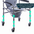 Silla WC Baño Portatil  Plegable | con Ruedas | New Leader