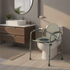 Silla de baño Portátil| Plegable 3 en 1 |Blunding | Regulable En Altura