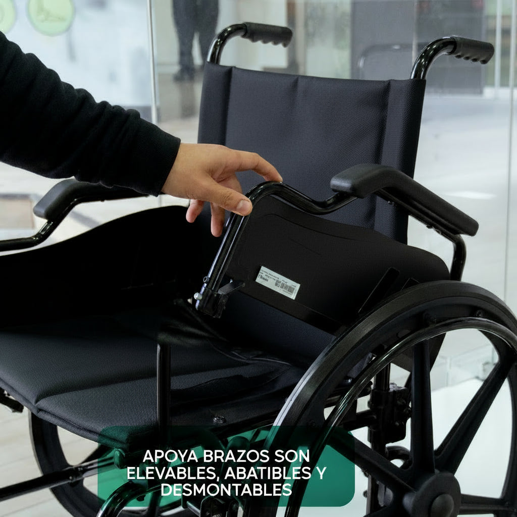 Silla De Ruedas | Premium 2.2 | Brazos Abatibles | Blunding |
