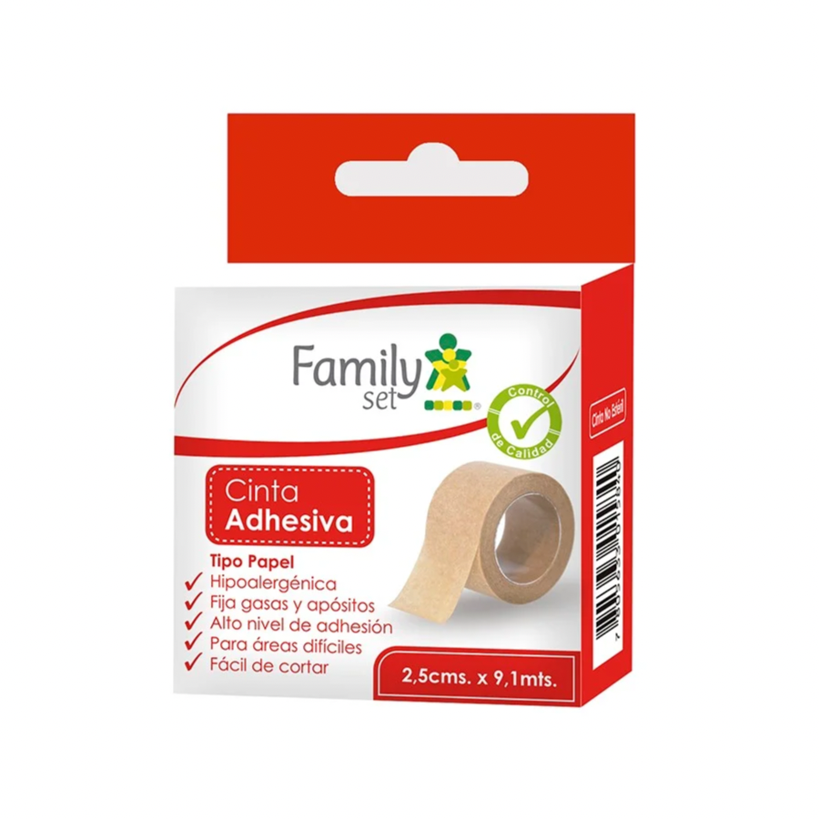 Cinta adhesiva family set 2,5 cms x 9,1 mts