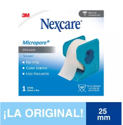 Cinta suave  Nexcare Micropore 25 mm X 9 M