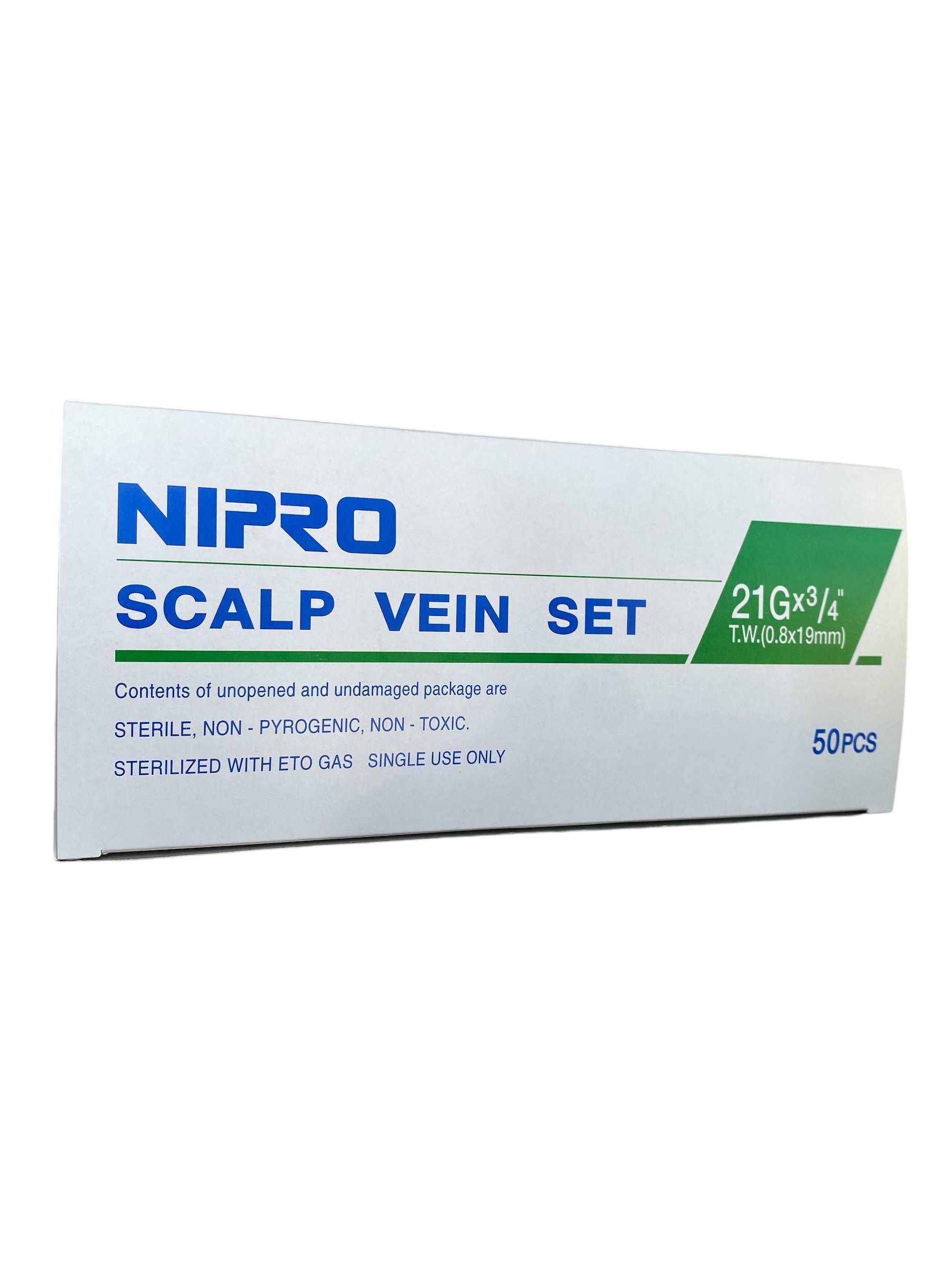 Scalp Vein Mariposa -  21 G x 3/4"- Nipro 1 Unidad