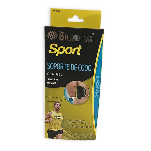 Soporte De Codo Sport Con Gel | Epicondilitis | Talla Universal |  Blunding