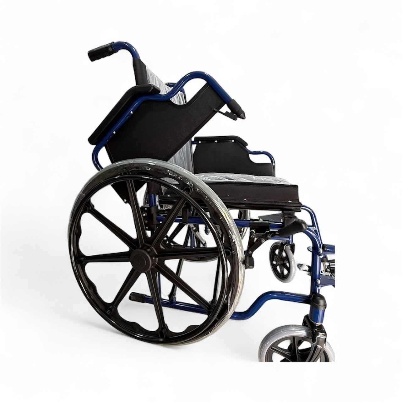 Silla De Ruedas Premium | Con Brazos Abatibles | New Leader