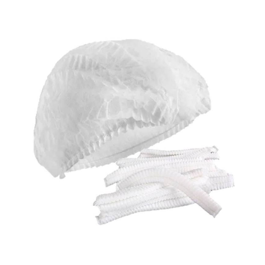 Gorros Desechables elástico Blanco 1Un