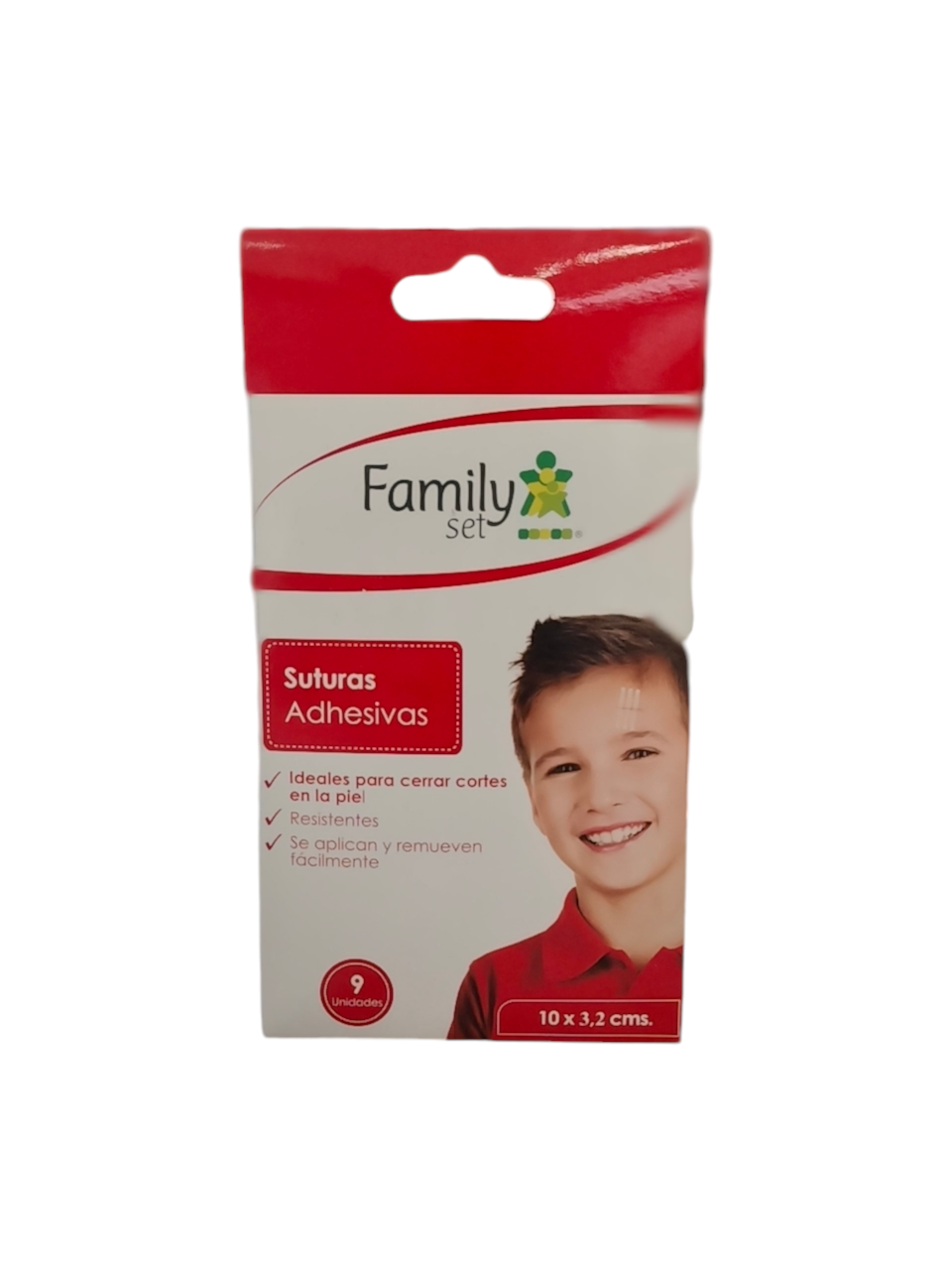 Suturas Adhesivas Family Set 9 Un 10 x 3,2 Cms