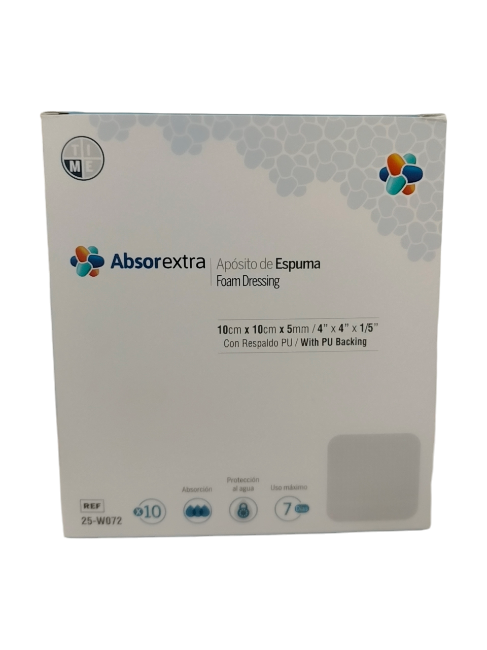 Aposito De Espuma Hidrofilica Foam Dressing 10 x 10 cm x 5 mm