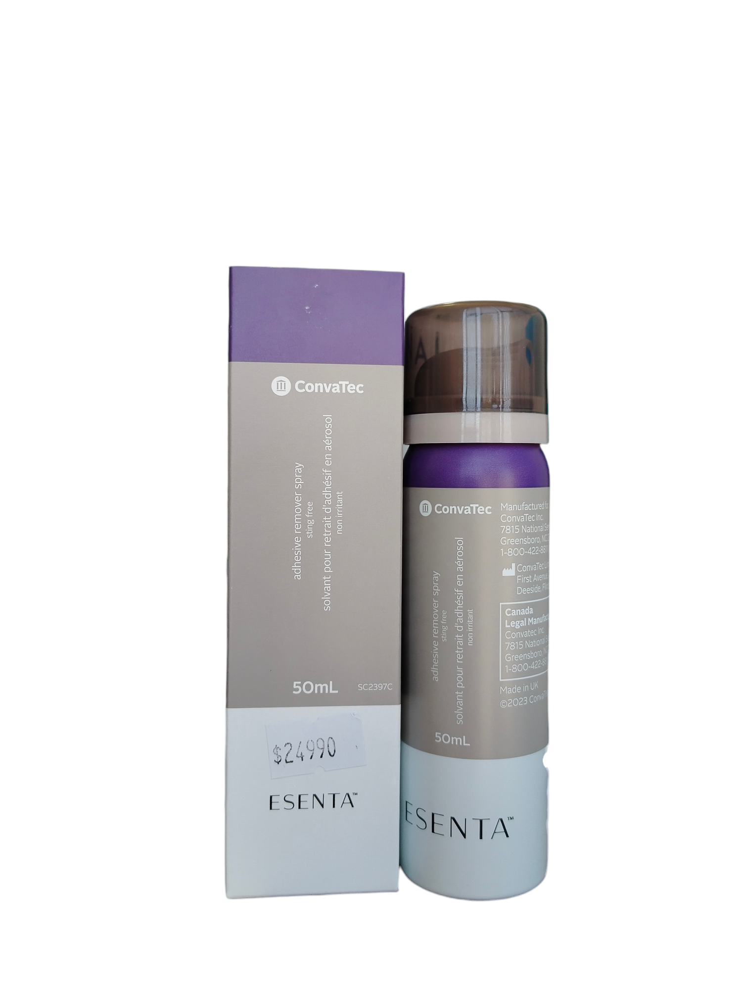 ESENTA |Removedor de Adhesivo Spray | 50 ml |  Convatec