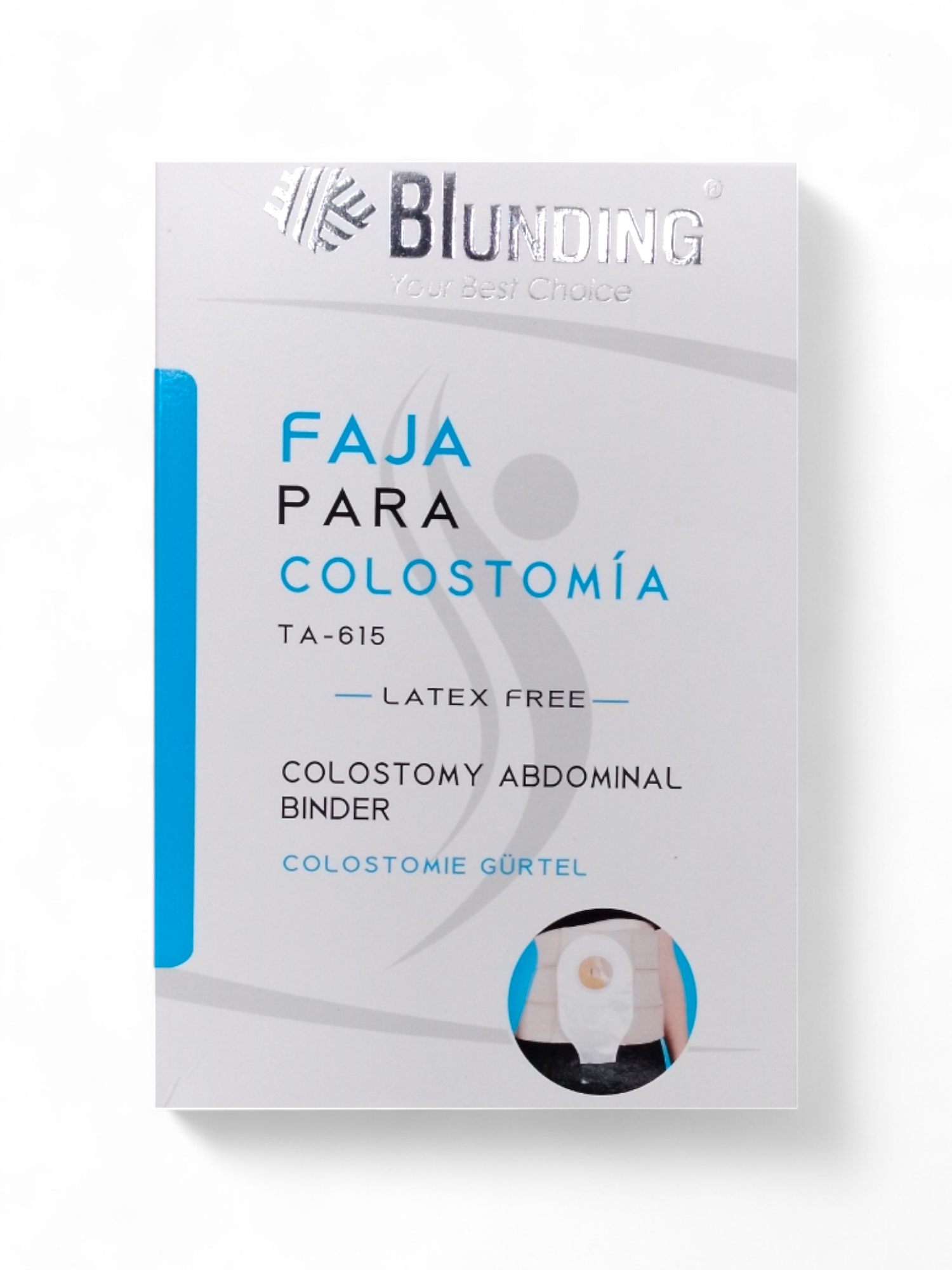 Faja Colostomía |3 Bandas |Blundig |Tallas S/M/L