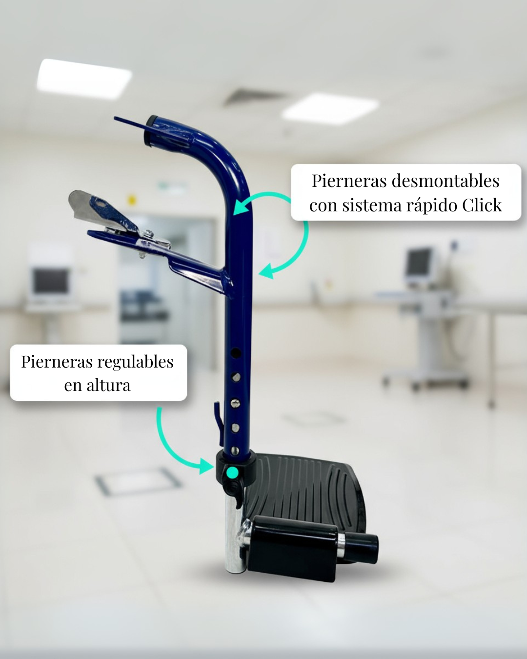 Silla De Ruedas Premium | Con Brazos Abatibles | New Leader