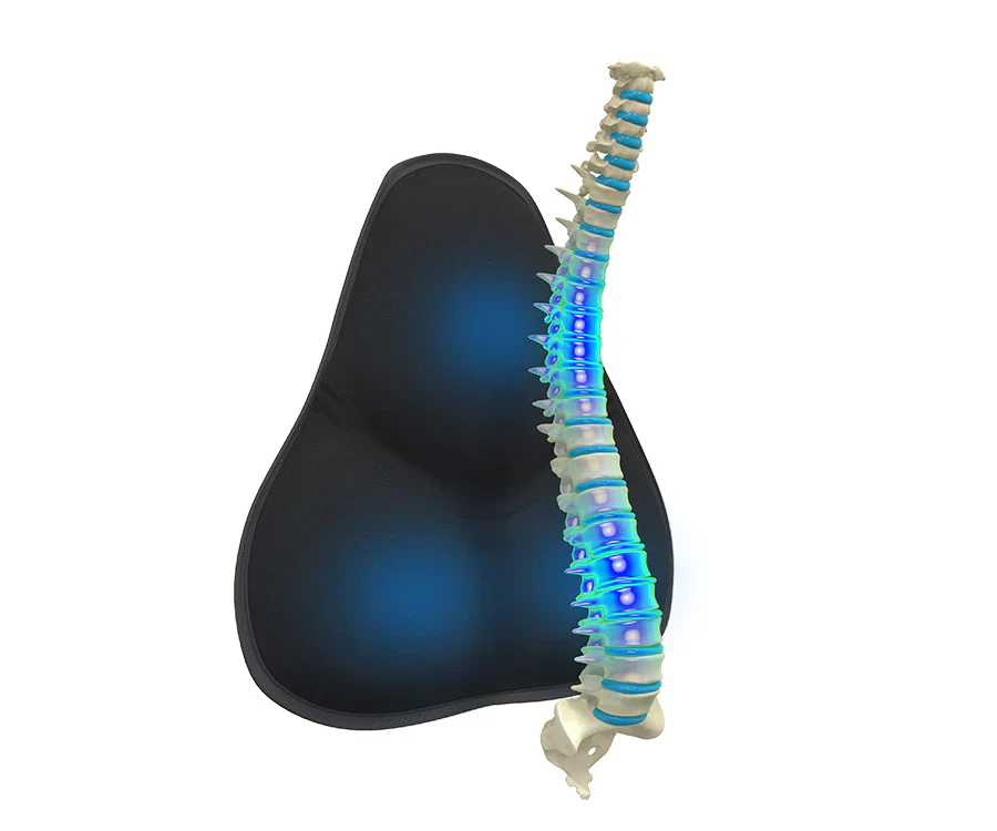 Cojín de Soporte Lumbar | Theraback™ TM325 | Gel con estructura de colmena + Espuma | 43 x 37 x 6,5 cm