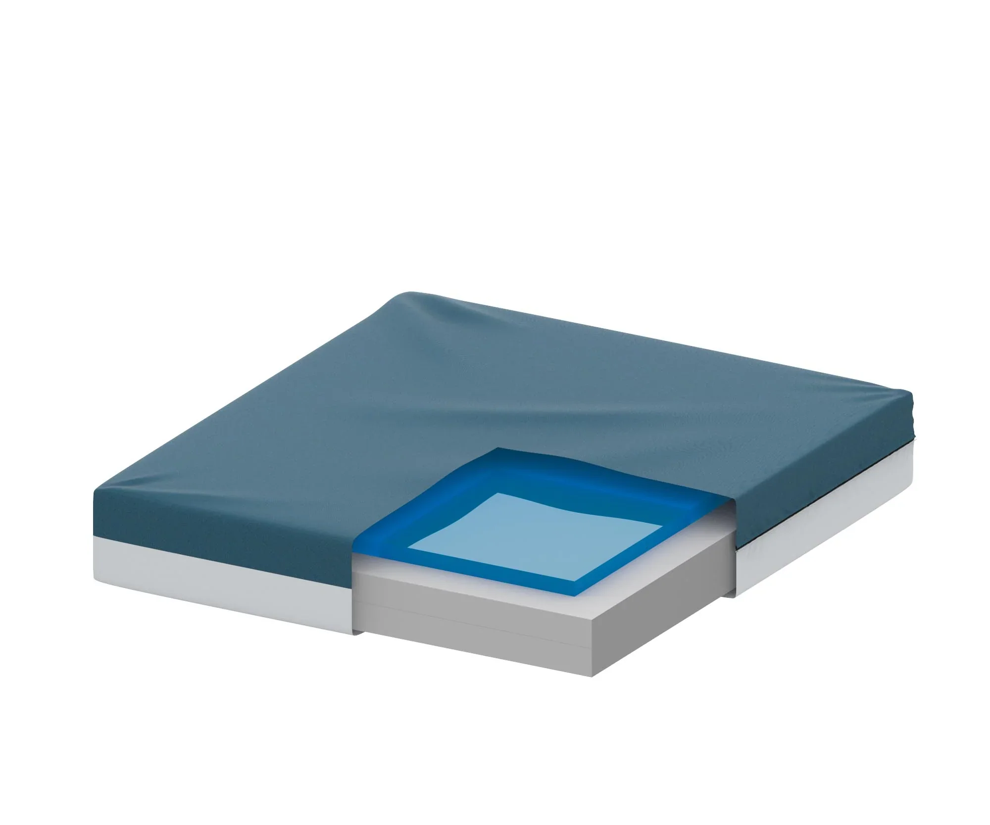 Cojín Antiescaras Gel + Espuma | Cojin Silla de ruedas | TheraMed TM360 | 46 x 41 x 7,5 cm