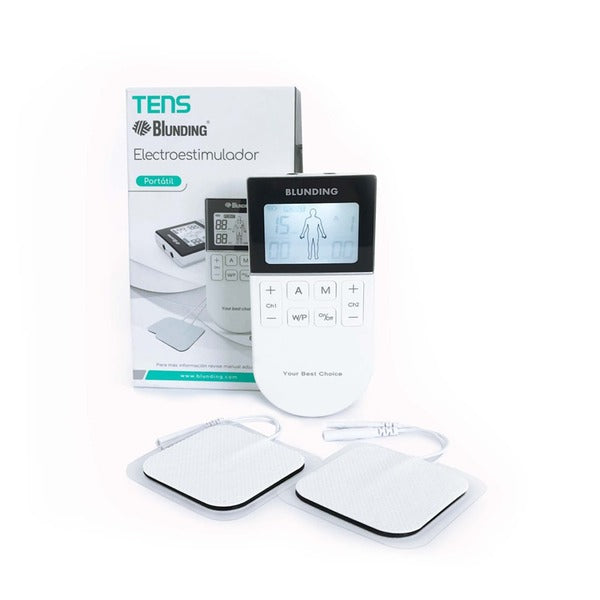 TENS Digital de 2 Canales | Blunding | Terapia de Electroestimulación