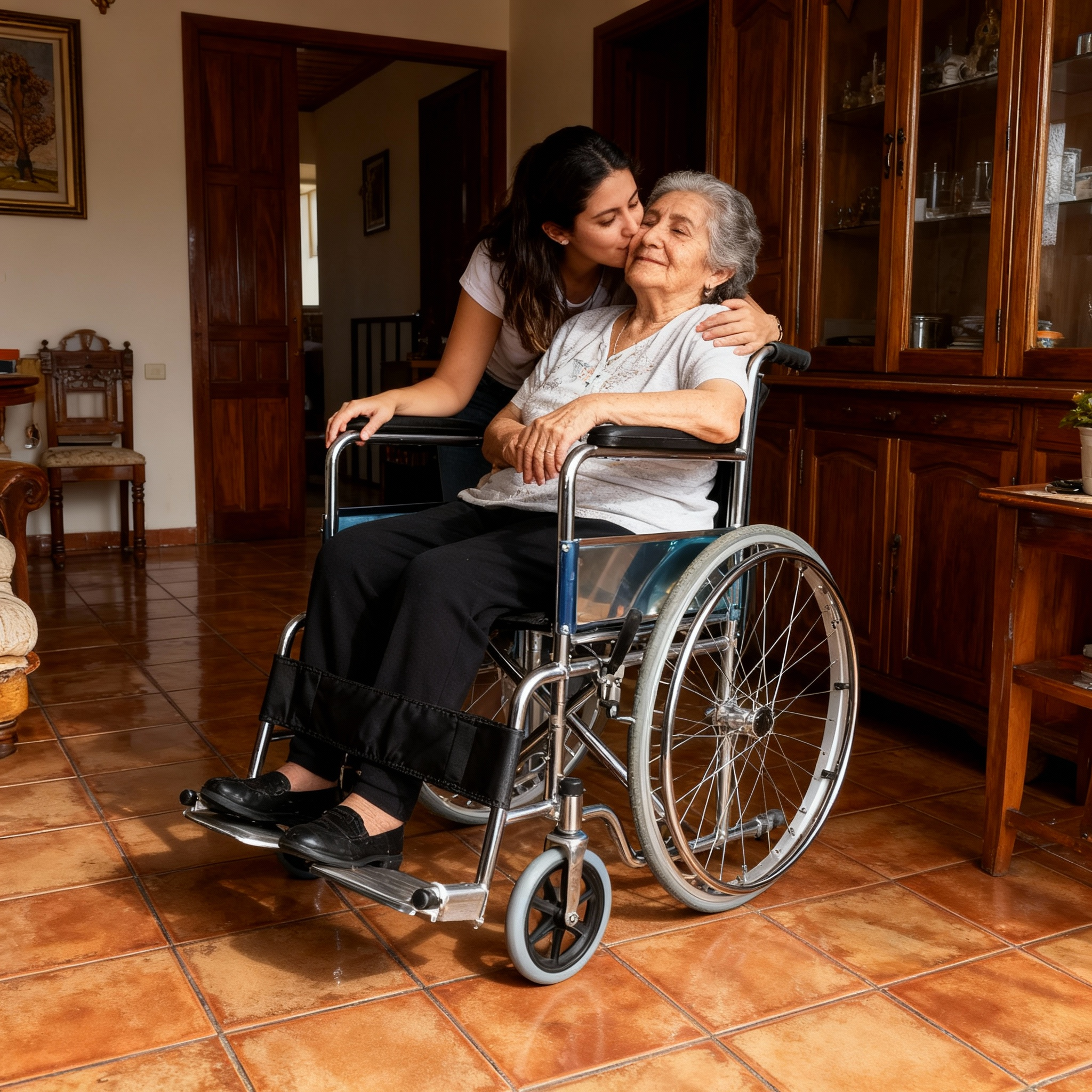 Silla de Ruedas Estándar | Cromada | New Leader