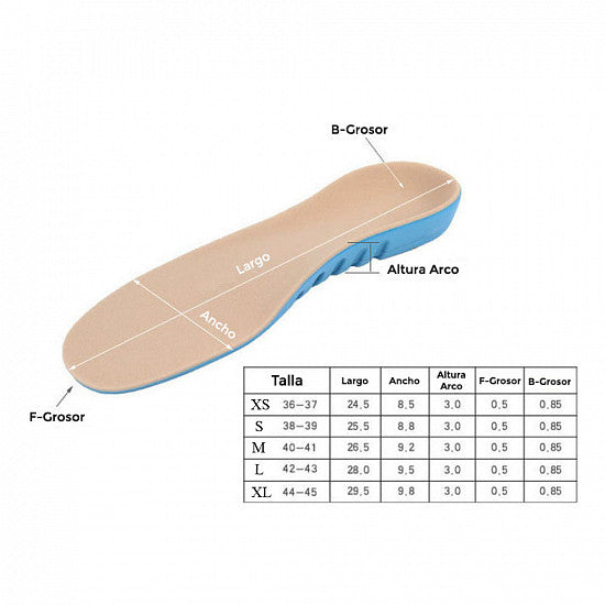 Plantilla para pie/zapato diabético Calzado 36-45