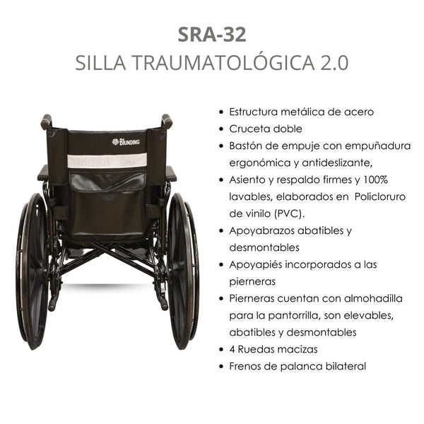 Silla de Rueda 2.0 |Traumatológica | Blunding